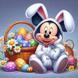 Easter Bunny Mickey and Easter Basket, 22"