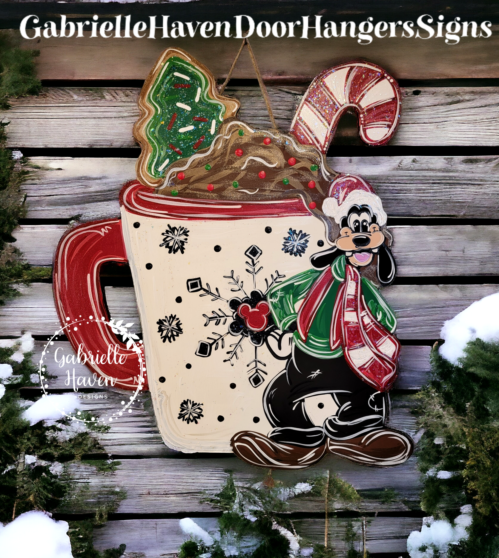 Goofy Christmas Hot Cocoa Mug