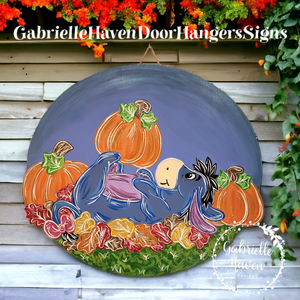 Eeyore Fall Autumn Pumpkins