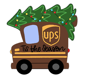 UPS Christmas Truck Ornament