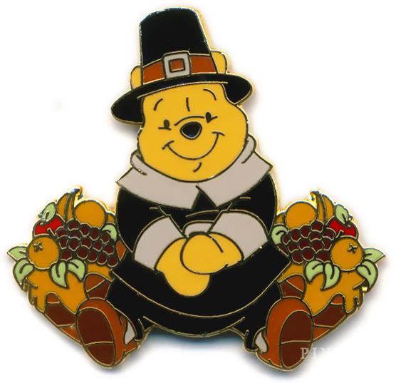 Winnie the Pooh Thanksgiving Pilgrim Door Hanger, Winnie the Pooh Door ...