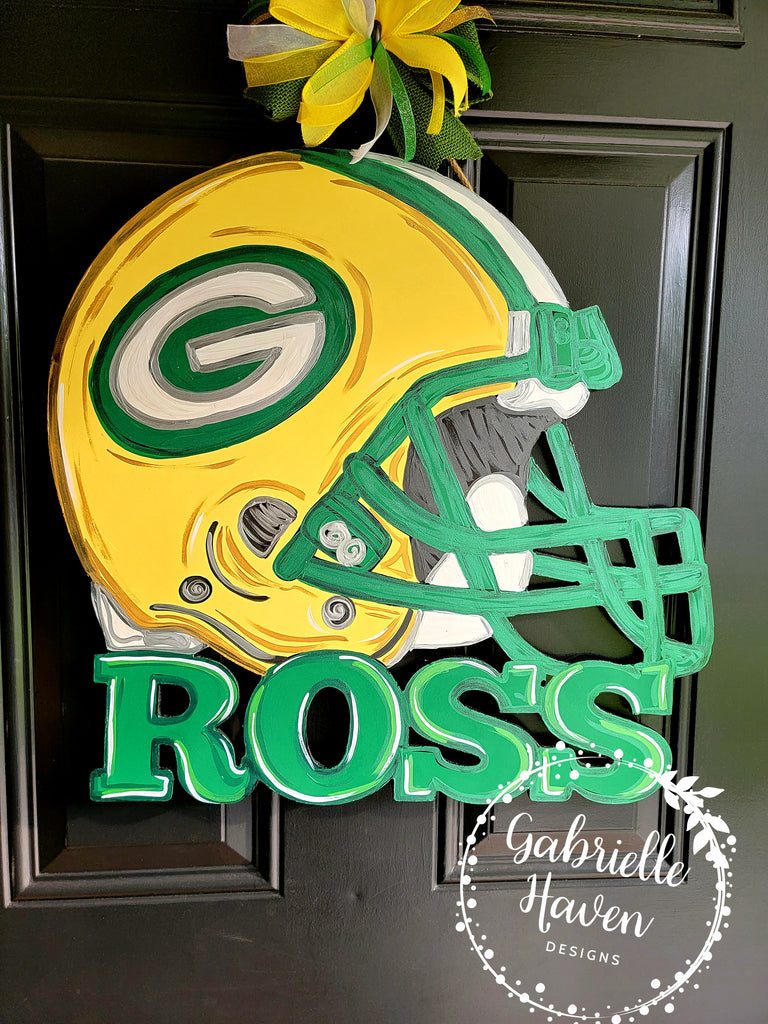green bay packers wreath