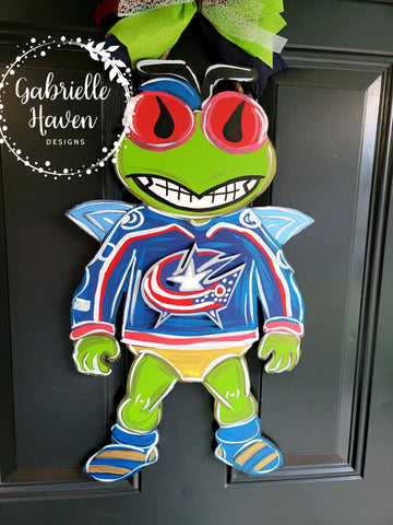 Columbus Blue Jackets Stinger Mascot