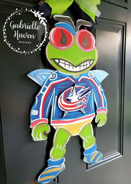 Columbus Blue Jackets Stinger Mascot