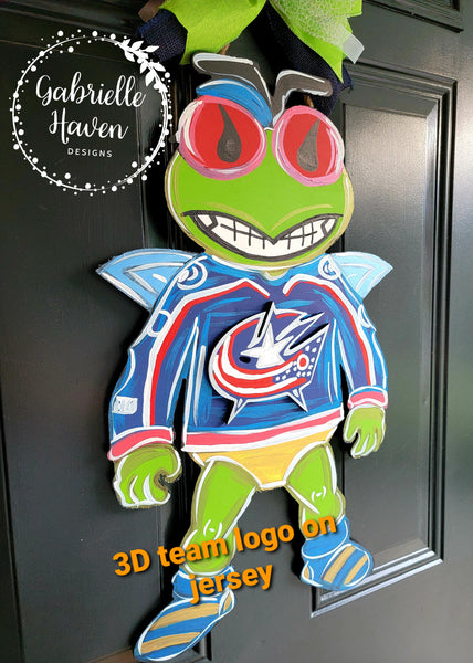 Columbus Blue Jackets Stinger Mascot