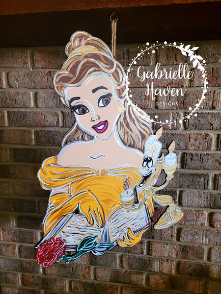 Belle Door Hanger, Beauty and the Beast