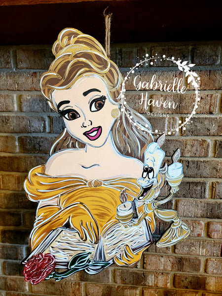 Belle Door Hanger, Beauty and the Beast