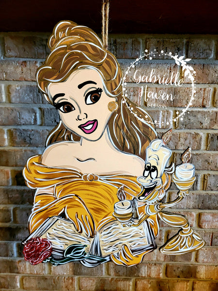 Belle Door Hanger, Beauty and the Beast