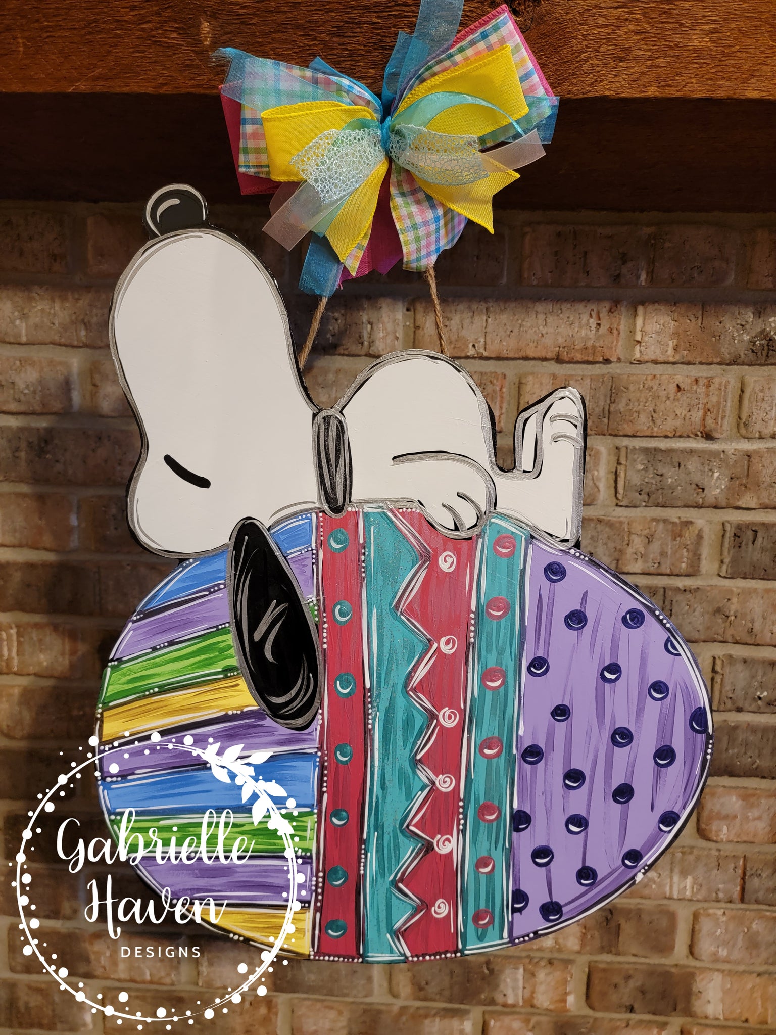 Easter Door Hanger, Snoopy Door Hanger