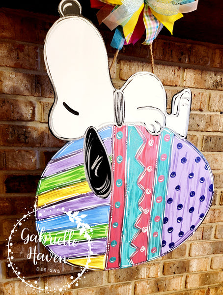 Easter Door Hanger, Snoopy Door Hanger