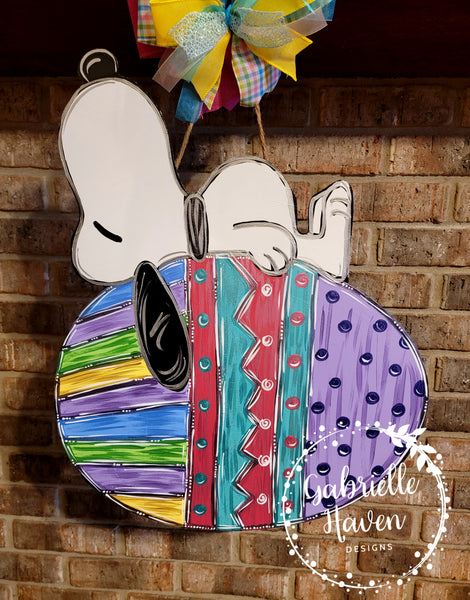 Easter Door Hanger, Snoopy Door Hanger