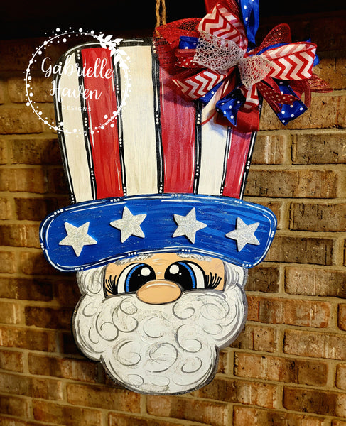 Uncle Sam, Patriotic Door Hanger