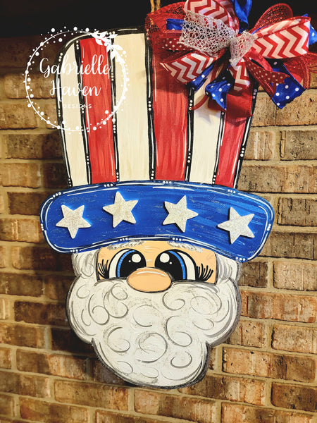 Uncle Sam, Patriotic Door Hanger