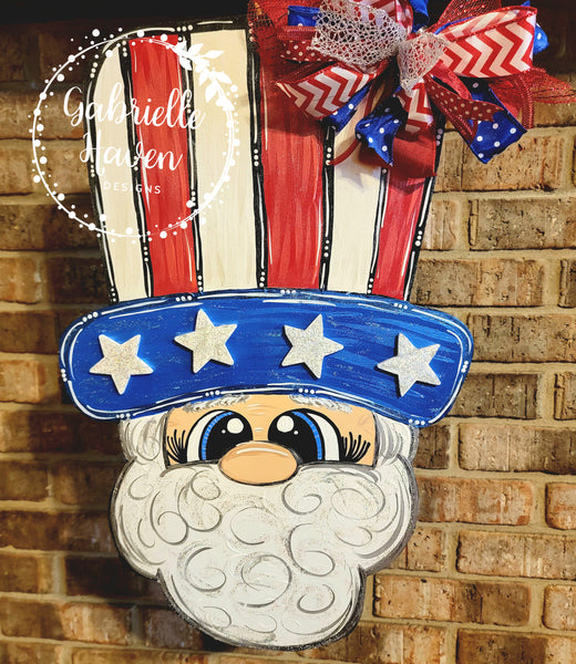 Uncle Sam, Patriotic Door Hanger