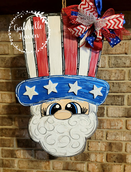 Uncle Sam, Patriotic Door Hanger