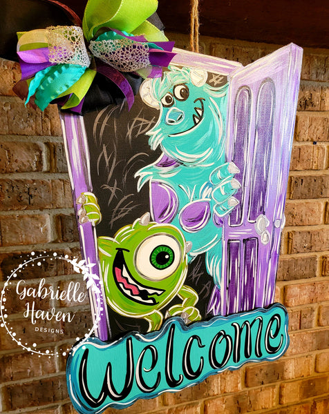 Monsters Door Hanger