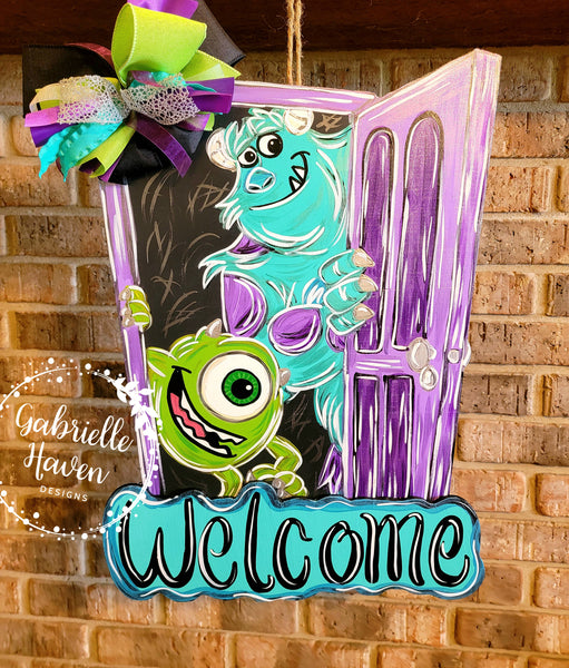 Monsters Door Hanger