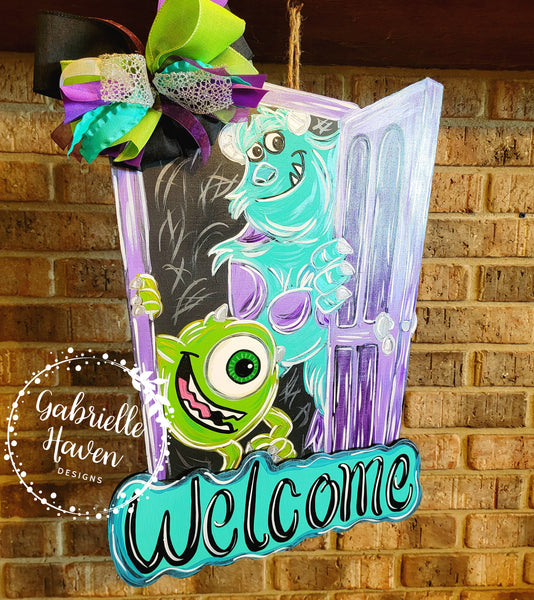 Monsters Door Hanger