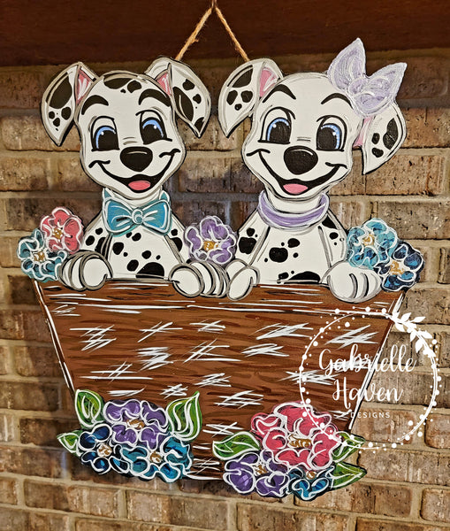 101 Dalmatians Spring Flower Bucket, Boy and Girl