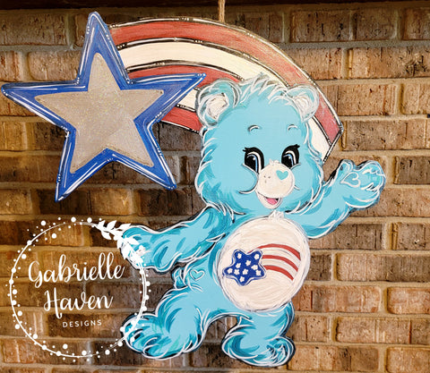 Patriotic Door Hanger, Care Bears Door Hanger