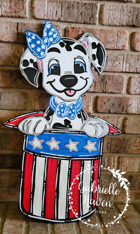 101 Dalmatians Patriotic Uncle Sam Hat, GIRL