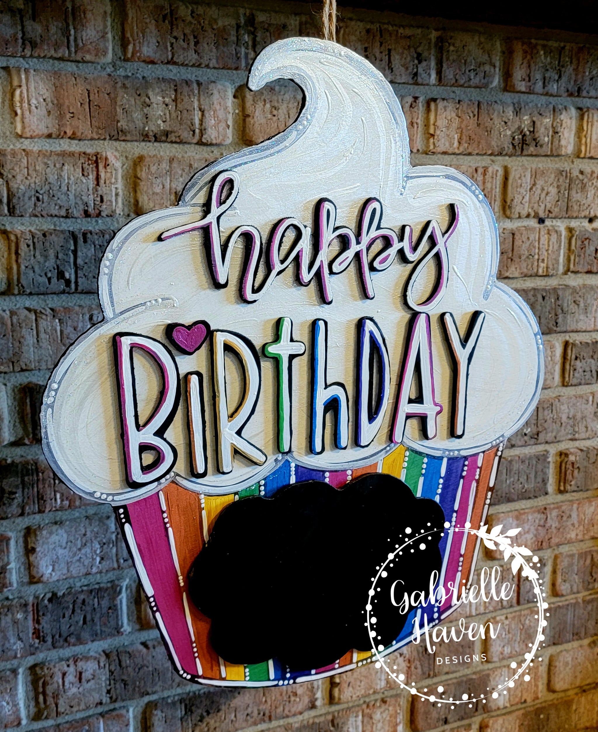 Birthday Door Hanger - Personalized Door selling Hanger - Chalkboard Birthday Sign - Birthday Party - Birthday Party Supplies - Reusable Birthday