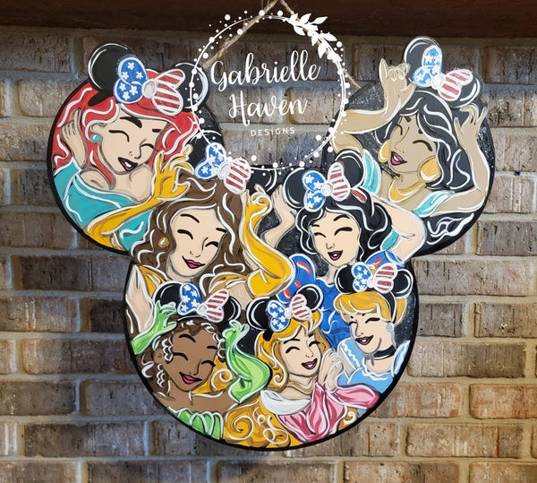 Patriotic Disney Princess Mouse Ears