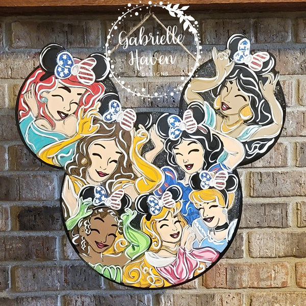 Patriotic Disney Princess Mouse Ears