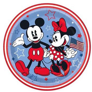 Patriotic Retro Mickey Minnie