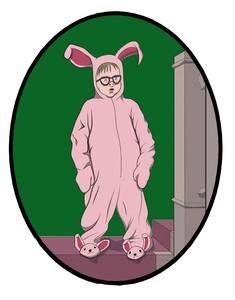 A Christmas Story Ralphie Bunny Suit Costume