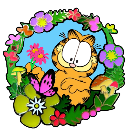 Garfield Flower Wreath