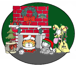 Garfield Santa Chimney