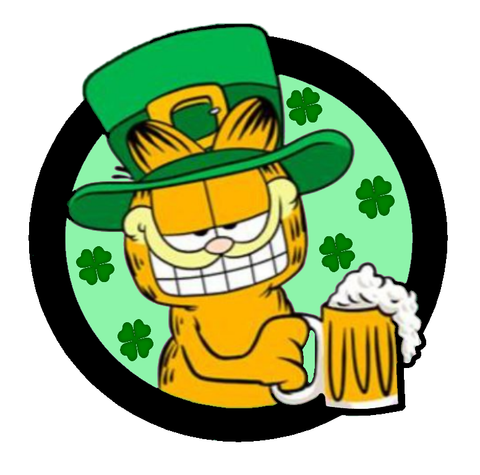 Garfield St Patrick's Day Beer