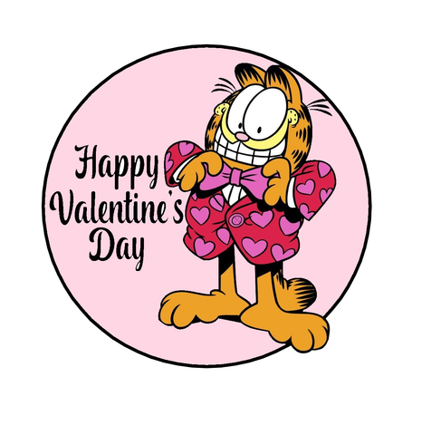 Garfield Valentine Tuxedo