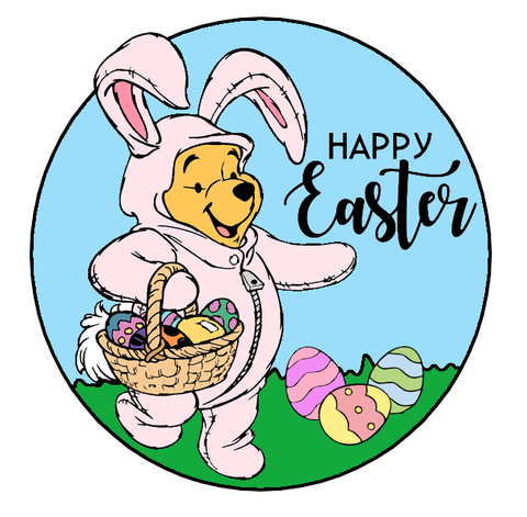 Happy Easter Pooh Bunny