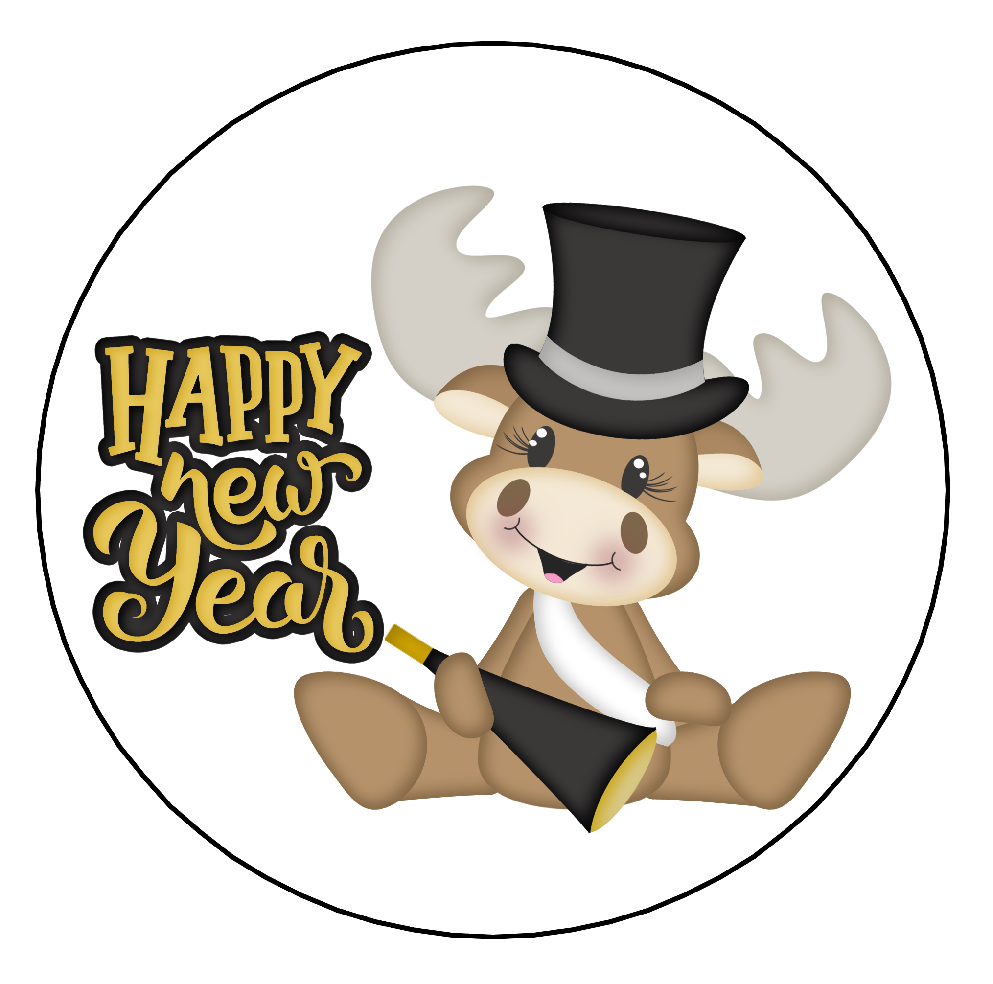 New Year Moose