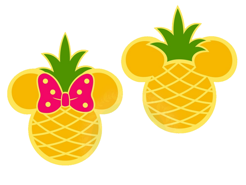 Mickey Minnie Inspired Pineapple