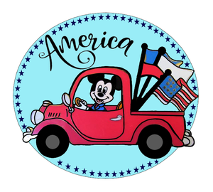 Mickey Patriotic Truck "America"