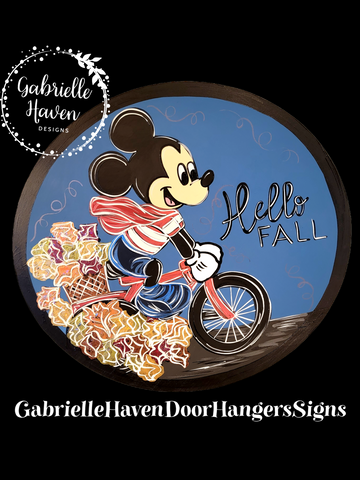 Mickey Fall Bicycle Ride