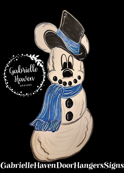 Mickey Snowman