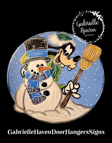 Goofy Winter Snowman