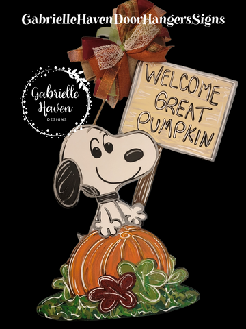 Snoopy Welcome Great Pumpkin