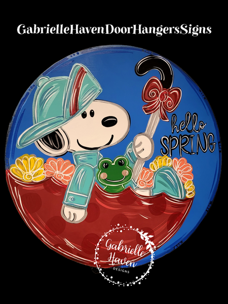 Snoopy Hello Spring Umbrella