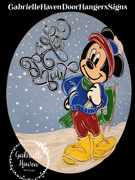 Mickey Mouse Let it Snow, Ice Skates