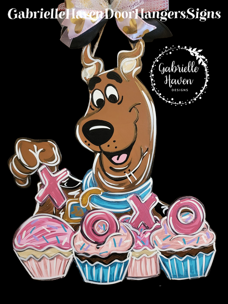 Scooby Doo XOXO Valentine Cupcakes