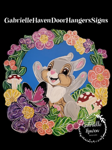 Thumper Flower Wreath