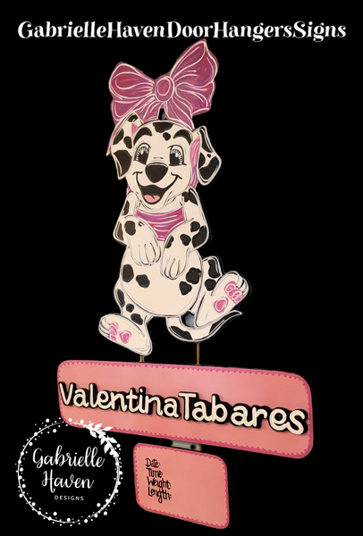 101 Dalmatians With Hanging Personalization