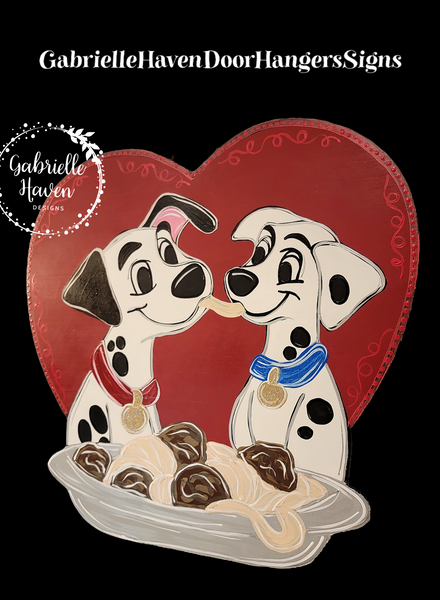 101 Dalmatians Pongo & Perdita Valentine's Spaghetti