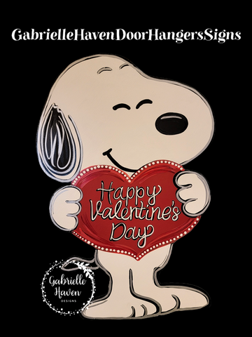 Snoopy Valentine Heart