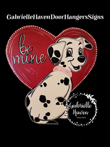 Be Mine 101 Dalmatians Valentine Heart